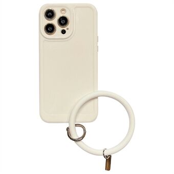 IPhone 14 Pro Joustava TPU-puhelinkotelo Sormenjälkiä estävä Ring silikonirengashihnalla