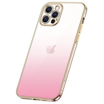 SULADA iPhone 14 Pro Gradient Color Pehmeä TPU Takakuori Sähköpinnoitettu puhelimen suojakuori