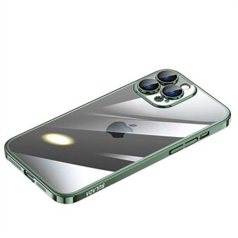 SULADA JINGJIA -sarja iPhone 14 Pro :lle karkaistu lasi, koko kameran linssisuoja Galvanoitu puhelinkotelo Kova PC:n kellastumista estävä takakansi