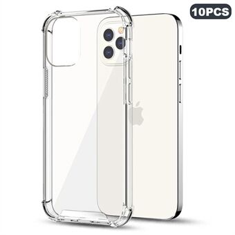 10 kpl iPhone 14 Pro akryyli + TPU-puhelinkotelo 1,5 mm putoamaton läpinäkyvä puhelimen kansi