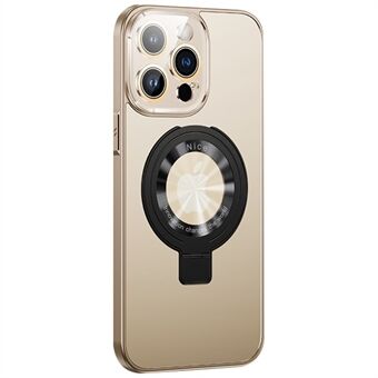 Kickstand-kotelo iPhone 14 Pro , joka on yhteensopiva MagSafe LOGO View -leikkauksen kanssa 2,0 mm paksu PC+TPU-puhelimen kansi