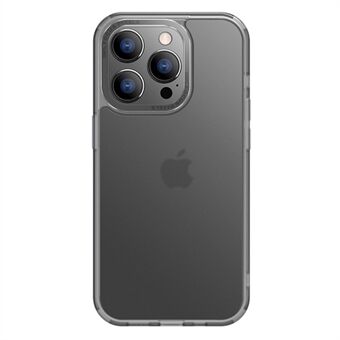 X-LEVEL iPhone 14 Pro Mattapuhelinkotelolle Metallin linssikehys TPU+PC-puhelimen suojakuori