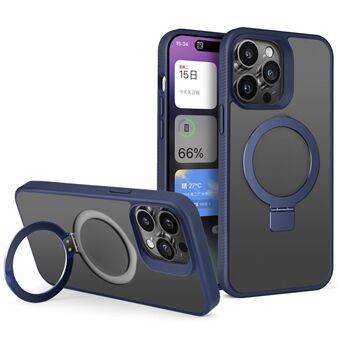 Style G iPhone 14 Pro Skin-touch Matte TPU+PC-puhelinkotelo, joka on yhteensopiva MagSafe Kickstand -suojuksen kanssa