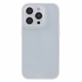 IPhone 14 Pro :lle nestemäinen silikoni + PC läpikuultava kotelo, tarkka leikkaus kameran suojaus puhelimen suojus