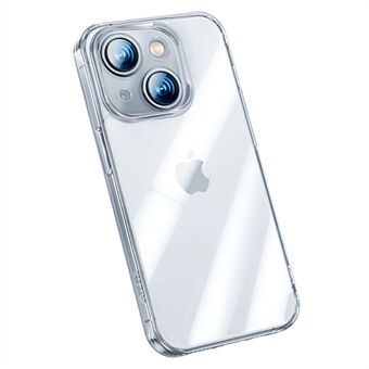 BENKS iskunkestävä kotelo iPhone 14 Plus kristallinkirkkaalle puhelinkuorelle pudotusta estävä pehmeä TPU + lasi takakansi