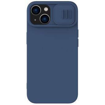 NILLKIN PC + silikonikotelo iPhone 14 Plus-puhelimelle, liukukameran suojaus, pudotuksenkestävä puhelimen kansi