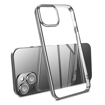 X-LEVEL iPhone 14 Plus Galvanointi Iskunkestävä PC-puhelimen kansi Läpinäkyvä takakuori