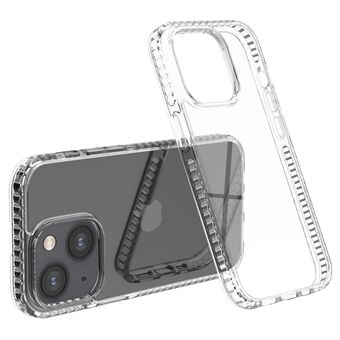 IPhone 14 Plus :lle Iskunkestävä muovi+TPU kristallinkirkas puhelimen takaosa Kuori putoamissuoja Liukumaton puhelinkotelo