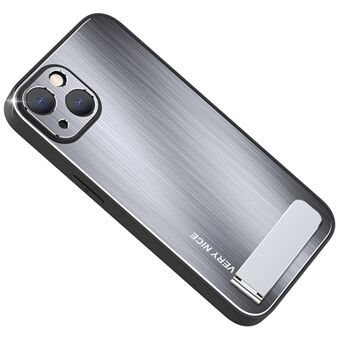 IPhone 14 Plus Scratch puhelinkotelolle TPU-runko harjattu alumiiniseos naarmuuntumaton takakansi