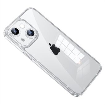 SULADA iPhone 14 Plus TPU-kehykselle karkaistu lasi Takapuhelinkotelo Linssinsuoja Glitter Galvanointisuojus