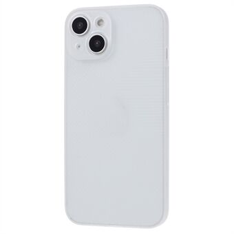 IPhone 14 Plus Stripes Texture -läpinäkyvä kova PC-puhelinkotelon takakansi