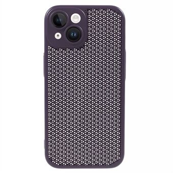 KSTDESIGN Icenets -sarja iPhone 14 Plus hengittävälle jäähdytyskotelolle Kova PC-lämpöä haihduttava puhelimen kansi linssikalvolla