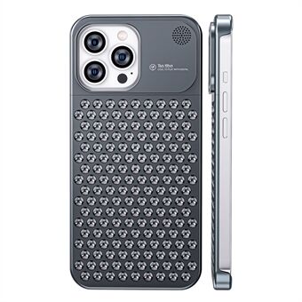 IPhone 14 Pro Max:lle Pudotuksenkestävä reunaton puhelinkuori Alumiiniseoksesta lämpöä haihduttava takakansi