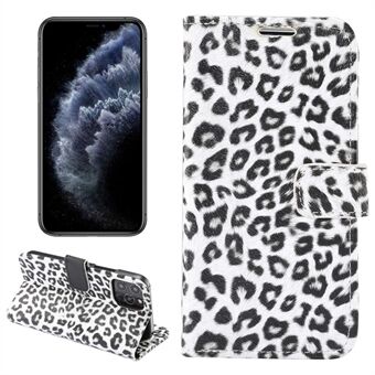 IPhone 14 Pro Max 6,7 tuuman Leopard Pattern PU -nahkapuhelimelle Täyssuojakotelo Flip Stand Lompakon iskunkestävä kansi