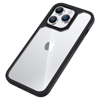 IPhone 14 Pro Max 6,7 tuuman Push-pull Dust Plug -puhelimen kotelo Sormenjälkiä estävä matta TPU + akryylihybridipuhelin Takaisin Kuori