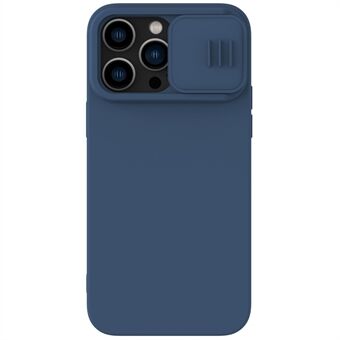 NILLKIN iPhone 14 Pro Max Hard PC:lle Pehmeä silikonihybridikotelo, liukukameran suojakuori