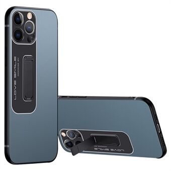 Mattapuhelinkotelo iPhone 14 Pro Maxille, pehmeä TPU + kova PC-puhelimen suojus piilotetulla jalustalla