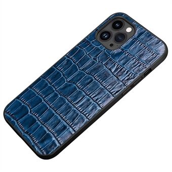 Kumipäällysteinen puhelinkuori iPhone 14 Pro Max:lle putoamista estävälle TPU-puhelinkotelolle aitoa nahkaa krokotiilikuvioinen suojakuori