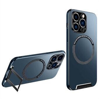 Tukeva Kickstand-puhelinkotelo iPhone 14 Pro Maxille, yhteensopiva MagSafe-pudotussuojan alumiiniseos+TPU+PC-puhelimen suojakuoren kanssa