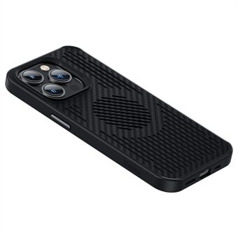 BENKS iPhone 14 Pro Max Carbon Fiber Kevlar -puhelinkotelolle ontto lämpöä hajottava magneettinen iskunkestävä kansi