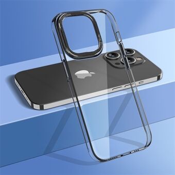 IPhone 14 Pro Max -puhelimen pudotuksenkestävä suojakuori, kristallinkirkas puhelinsuojus, kameran suojakehys, kova PC-takakotelo