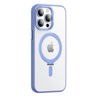 IPhone 14 Pro Max magneettiselle puhelinkotelolle Kickstand Galvanointikameran runko Design PC+TPU Scratch puhelimen kansi Yhteensopiva Magsafen kanssa