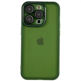 IPhone 14 Pro Max:lle Pehmeä TPU-puhelinkotelo Galvanoitu kameran Scratch suojakuori
