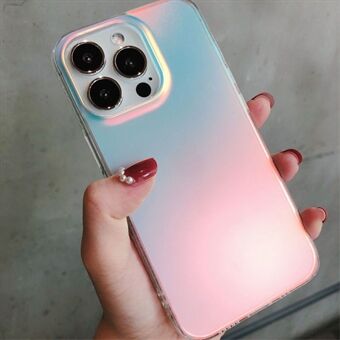 Värikäs laserpuhelinkotelo iPhone 14 Pro Maxille, TPU + akryyli iskunkestävä matkapuhelimen takakuori