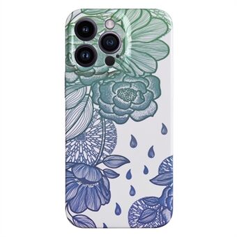 Kännykän suojakuori iPhone 14 Pro Max -puhelimelle Paperileikattu kukkakuvioinen PC:n suojaava puhelinkotelo