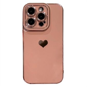 IPhone 14 Pro Max TPU -puhelinkuorelle Love Heart 6D galvanointipuhelimen suojus