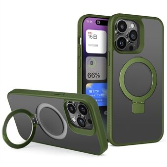 Style G iPhone 14 Pro Max TPU+PC-puhelinkotelolle, joka on yhteensopiva MagSafe Skin-touch Kickstand Coverin kanssa
