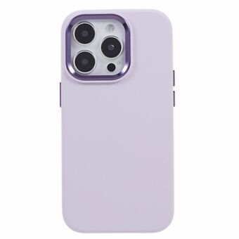 Matkapuhelimen suojakuori iPhone 14 Pro Max -alumiiniseokselle kamerarunko nestemäinen silikoni + PC-puhelinkotelo