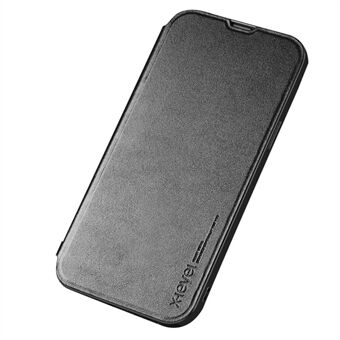 X-LEVEL Värikäs-? -sarjan suojakuori iPhone 15:lle, naarmuja kestävää keinonahkaista kääntyvää puhelinkuorta telineellä.