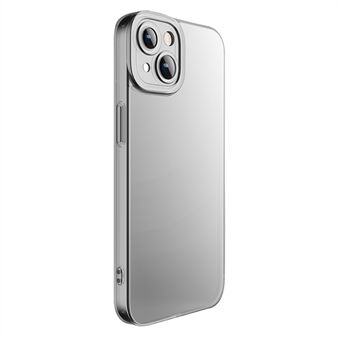 X-LEVEL iPhone 15 Mattapuhelinkotelo, jossa on lasi+TPU-linssi, kaikenkattava suoja