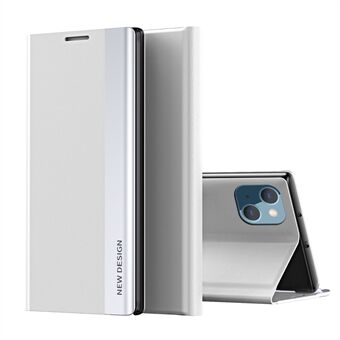iPhone 15 Plussan PU-nahkainen puhelinkotelo, jossa on elektrolyyttinen pinta ja tippumista estävä suoja, seisonta-ominaisuudella.