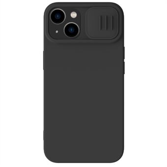 NILLKIN iPhone 15 Plus -liukukamerakansi takakannen nestemäisestä silikonista ja PC-puhelinkotelo, yhteensopiva MagSafen kanssa.