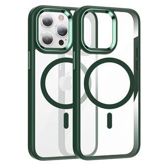 FULEXIN iPhone 15 Plus magnetinen suojakuori, naarmuja estävä TPU+PC-puhelinsuoja, yhteensopiva MagSafen kanssa.