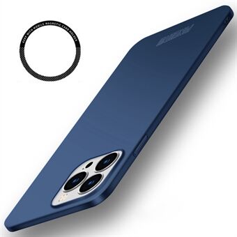 PINWUYO PC -sarja iPhone 15 Pro: lle, PC-puhelinkotelo mattapintaisella puhelinsuojalla ja magneettisella renkaanpidikkeellä