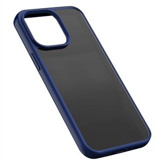 X-LEVEL:iPhone 15 Pro -kumitettu Skin-touch-akryylikotelo. Suojaa puhelinta pudotuksilta. Puhelimen takakansi.