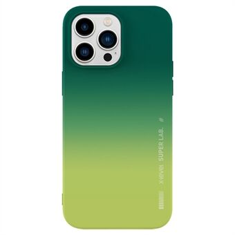 X-LEVEL For iPhone 15 Pro Rainbow Series värikkäästi yhdistelevä puhelinkotelo, iskunkestävä silikoninen takakansi.