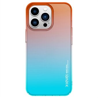 X-LEVEL iPhone 15 Pro -sarjan Colorful -sarja, kova PC-kotelo, värikkäillä yhdistelmillä varustettu putoamiselta suojaava puhelinkotelo