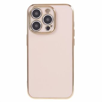 iPhone 15 Pro 6D Electroplating Case Kiiltävä TPU Naarmuja Ei Keräävä Puhelinsuoja