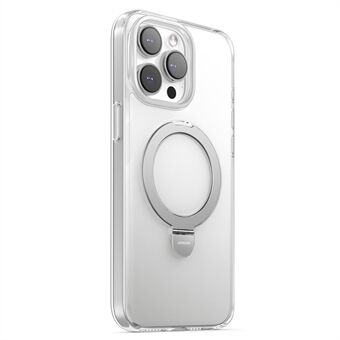 JOYROOM JR-BP004 iPhone 15 Pro -yhteensopiva MagSafen kanssa, mattapintainen ihon kosketuspinta, pystytuki, PC+TPU-puhelinkotelo - läpinäkyvä