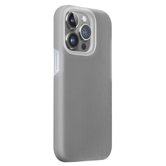 XUNDD Jelly -sarjan puhelinkotelo iPhone 15 Pro: lle, mikrokuituvuorella varustettu neste-silikoni + PC-takakansi