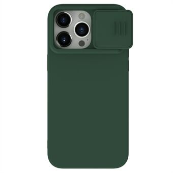 NILLKIN:iPhone 15 Pro Slide-kamerakansi, naarmuja estävä, nestemäinen silikoni + PC-puhelinkotelo