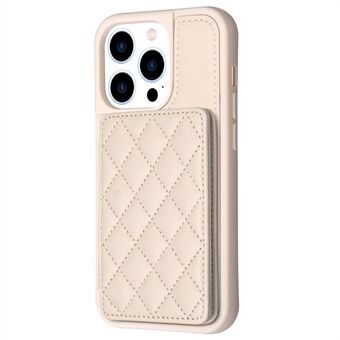 BF25-puhelinkotelo iPhone 15 Pro Maxille, pudotuksenkestävä kortinpidike ja tukijalka, PU-nahalla päällystetty TPU-suoja