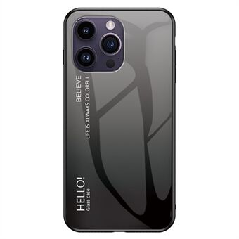 iPhone 15 Pro Max Gradient-lasikuori PC+TPU-materiaalilla, joka suojaa puhelinta pudotuksilta.
