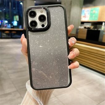 iPhone 15 Pro Max -mallin Gradient Glitter -suojakuori, kova akryylipehmeä TPU-naarmuuntumaton kansi