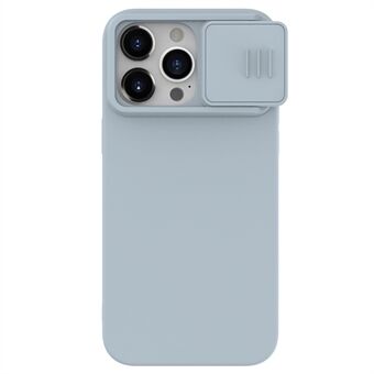 NILLKIN iPhone 15 Pro Max -liukukameran suojaava puhelinkotelo nestemäisestä silikonista + PC-takakansi