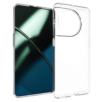 OnePlus 11 5G:lle kristallinkirkas puhelinkuoren pudotussuoja Pehmeä TPU Slim Fit -suojus
